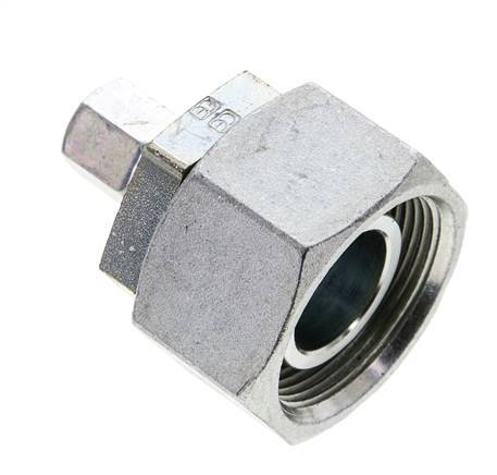 6S & 30S Zink plated Steel Straight Cutting Fitting with Swivel 400 bar NBR O-ring Sealing Cone ISO 8434-1