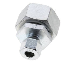 12S & 30S Zink plated Steel Straight Cutting Fitting with Swivel 400 bar NBR O-ring Sealing Cone ISO 8434-1