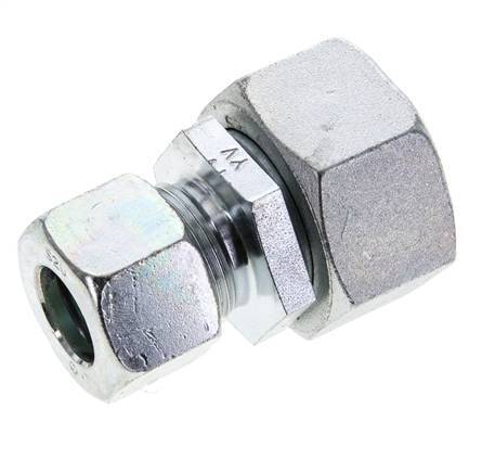20S & 30S Zink plated Steel Straight Cutting Fitting with Swivel 400 bar NBR O-ring Sealing Cone ISO 8434-1