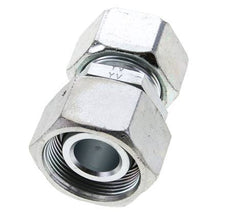 25S & 30S Zink plated Steel Straight Cutting Fitting with Swivel 400 bar NBR O-ring Sealing Cone ISO 8434-1