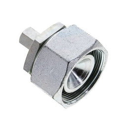 6S & 38S Zink plated Steel Straight Cutting Fitting with Swivel 315 bar NBR O-ring Sealing Cone ISO 8434-1