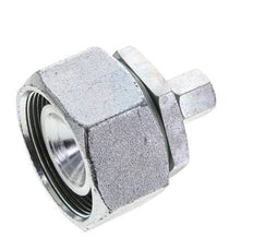 6S & 38S Zink plated Steel Straight Cutting Fitting with Swivel 315 bar NBR O-ring Sealing Cone ISO 8434-1