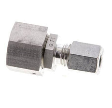 6L & 12L Stainless Steel Straight Cutting Fitting with Swivel 315 bar FKM O-ring Sealing Cone ISO 8434-1