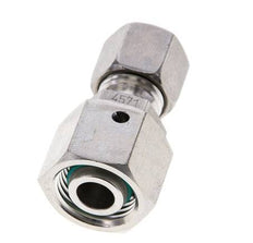 8L & 12L Stainless Steel Straight Cutting Fitting with Swivel 315 bar FKM O-ring Sealing Cone ISO 8434-1