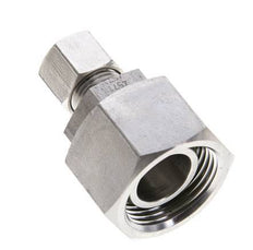 10L & 22L Stainless Steel Straight Cutting Fitting with Swivel 160 bar FKM O-ring Sealing Cone ISO 8434-1