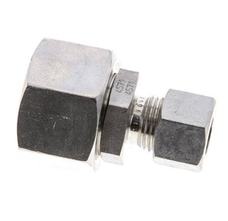 12L & 22L Stainless Steel Straight Cutting Fitting with Swivel 160 bar FKM O-ring Sealing Cone ISO 8434-1