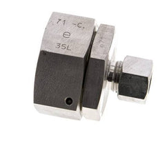 12L & 35L Stainless Steel Straight Cutting Fitting with Swivel 160 bar FKM O-ring Sealing Cone ISO 8434-1