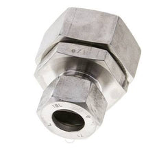 18L & 35L Stainless Steel Straight Cutting Fitting with Swivel 160 bar FKM O-ring Sealing Cone ISO 8434-1