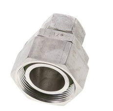 18L & 35L Stainless Steel Straight Cutting Fitting with Swivel 160 bar FKM O-ring Sealing Cone ISO 8434-1