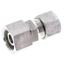 12S & 14S Stainless Steel Straight Cutting Fitting with Swivel 630 bar FKM O-ring Sealing Cone ISO 8434-1