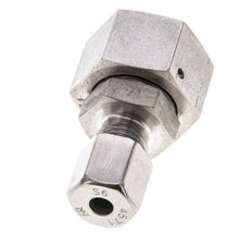 6S & 16S Stainless Steel Straight Cutting Fitting with Swivel 400 bar FKM O-ring Sealing Cone ISO 8434-1