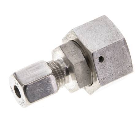 6S & 16S Stainless Steel Straight Cutting Fitting with Swivel 400 bar FKM O-ring Sealing Cone ISO 8434-1