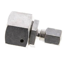 6S & 20S Stainless Steel Straight Cutting Fitting with Swivel 400 bar FKM O-ring Sealing Cone ISO 8434-1