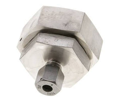 8S & 38S Stainless Steel Straight Cutting Fitting with Swivel 315 bar FKM O-ring Sealing Cone ISO 8434-1