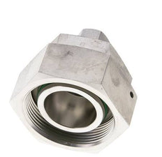 8S & 38S Stainless Steel Straight Cutting Fitting with Swivel 315 bar FKM O-ring Sealing Cone ISO 8434-1