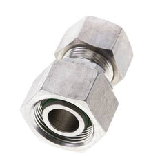 15L & 18L Stainless Steel Straight Compression Fitting with Swivel 315 bar FKM O-ring Sealing Cone ISO 8434-1