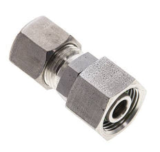 10S & 12S Stainless Steel Straight Compression Fitting with Swivel 400 bar FKM O-ring Sealing Cone ISO 8434-1