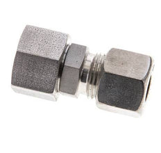 10S & 12S Stainless Steel Straight Compression Fitting with Swivel 400 bar FKM O-ring Sealing Cone ISO 8434-1