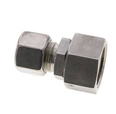 14S & 20S Stainless Steel Straight Compression Fitting with Swivel 250 bar FKM O-ring Sealing Cone ISO 8434-1