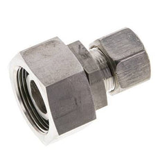 16S & 25S Stainless Steel Straight Compression Fitting with Swivel 250 bar FKM O-ring Sealing Cone ISO 8434-1