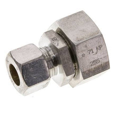 16S & 25S Stainless Steel Straight Compression Fitting with Swivel 250 bar FKM O-ring Sealing Cone ISO 8434-1