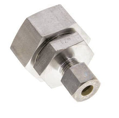 10S & 30S Stainless Steel Straight Compression Fitting with Swivel 250 bar FKM O-ring Sealing Cone ISO 8434-1