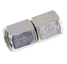 6L Verzinkt Stalen Rechte met Draaidoorvoer 315bar NBR O-ring en Afdichtconus ISO 8434-1