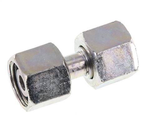 10L Zink plated Steel Straight with Swivel 315 bar NBR O-ring Sealing Cone ISO 8434-1
