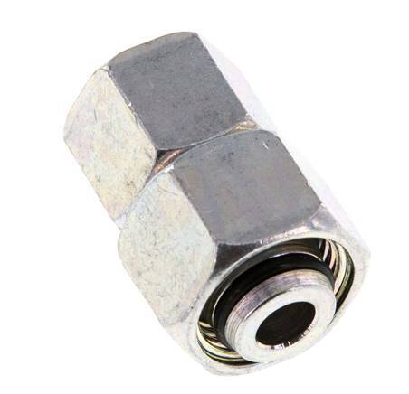 10L & 12L Verzinkt Stalen Rechte met Draaidoorvoer 315bar NBR O-ring en Afdichtconus ISO 8434-1