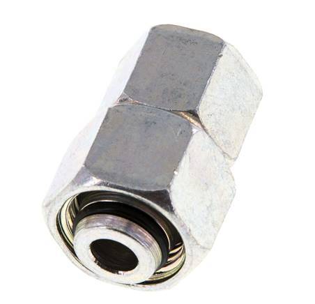 10L & 12L Verzinkt Stalen Rechte met Draaidoorvoer 315bar NBR O-ring en Afdichtconus ISO 8434-1