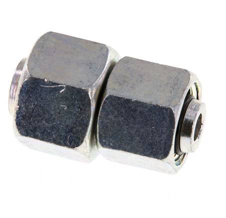 10L & 12L Verzinkt Stalen Rechte met Draaidoorvoer 315bar NBR O-ring en Afdichtconus ISO 8434-1