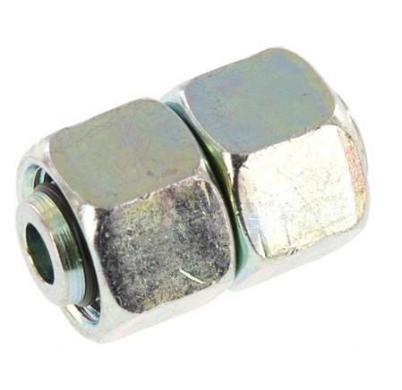 12L Zink plated Steel Straight with Swivel 315 bar NBR O-ring Sealing Cone ISO 8434-1