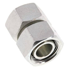 22L Zink plated Steel Straight with Swivel 160 bar NBR O-ring Sealing Cone ISO 8434-1