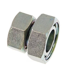 35L & 42L Verzinkt Stalen Rechte met Draaidoorvoer 160bar NBR O-ring en Afdichtconus ISO 8434-1