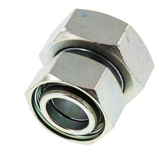 35L & 42L Verzinkt Stalen Rechte met Draaidoorvoer 160bar NBR O-ring en Afdichtconus ISO 8434-1