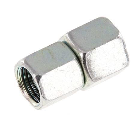 6S & 8S Verzinkt Stalen Rechte met Draaidoorvoer 630bar NBR O-ring en Afdichtconus ISO 8434-1