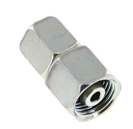 6S & 8S Verzinkt Stalen Rechte met Draaidoorvoer 630bar NBR O-ring en Afdichtconus ISO 8434-1