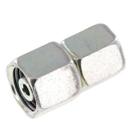 6S & 8S Verzinkt Stalen Rechte met Draaidoorvoer 630bar NBR O-ring en Afdichtconus ISO 8434-1