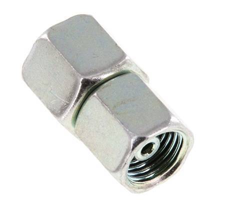 6S & 8S Verzinkt Stalen Rechte met Draaidoorvoer 630bar NBR O-ring en Afdichtconus ISO 8434-1