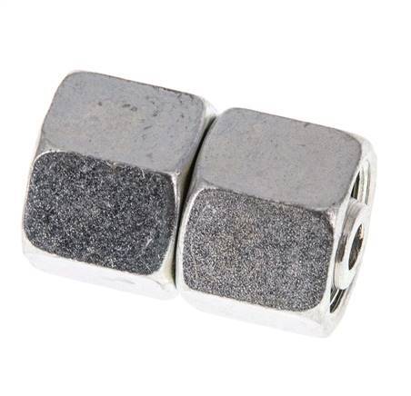 10S Verzinkt Stalen Rechte met Draaidoorvoer 630bar NBR O-ring en Afdichtconus ISO 8434-1