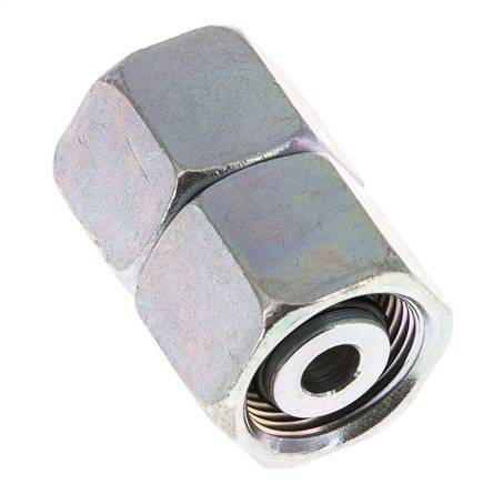 14S Verzinkt Stalen Rechte met Draaidoorvoer 630bar NBR O-ring en Afdichtconus ISO 8434-1