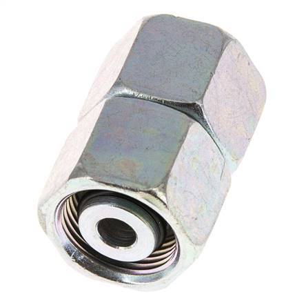 14S Verzinkt Stalen Rechte met Draaidoorvoer 630bar NBR O-ring en Afdichtconus ISO 8434-1