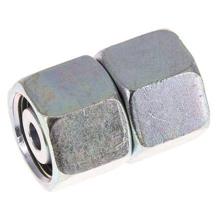 14S Verzinkt Stalen Rechte met Draaidoorvoer 630bar NBR O-ring en Afdichtconus ISO 8434-1