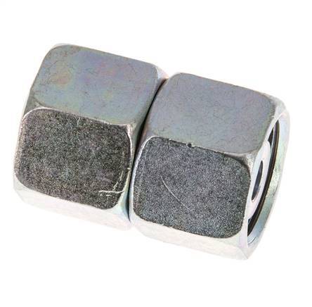 14S Verzinkt Stalen Rechte met Draaidoorvoer 630bar NBR O-ring en Afdichtconus ISO 8434-1