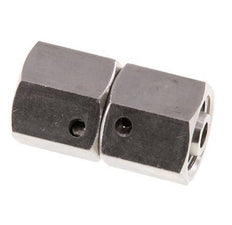 8L RVS Rechte met Draaidoorvoer 315bar FKM O-ring en Afdichtconus ISO 8434-1