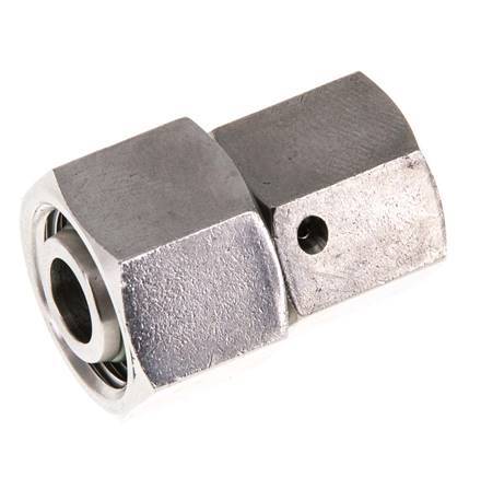 10L & 12L RVS Rechte met Draaidoorvoer 315bar FKM O-ring en Afdichtconus ISO 8434-1