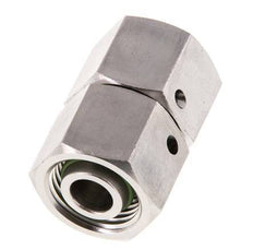 12L RVS Rechte met Draaidoorvoer 315bar FKM O-ring en Afdichtconus ISO 8434-1