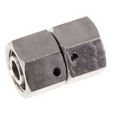 12L RVS Rechte met Draaidoorvoer 315bar FKM O-ring en Afdichtconus ISO 8434-1