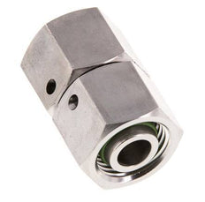 12L RVS Rechte met Draaidoorvoer 315bar FKM O-ring en Afdichtconus ISO 8434-1