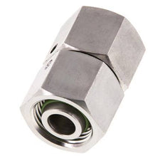 12L RVS Rechte met Draaidoorvoer 315bar FKM O-ring en Afdichtconus ISO 8434-1